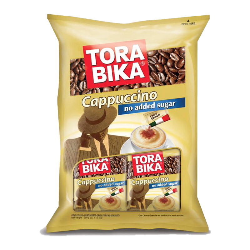 کاپوچینوی رژیمی ترابیکا بدون شکر بسته 20 تایی - CAPPUCCINO NO SUGAR