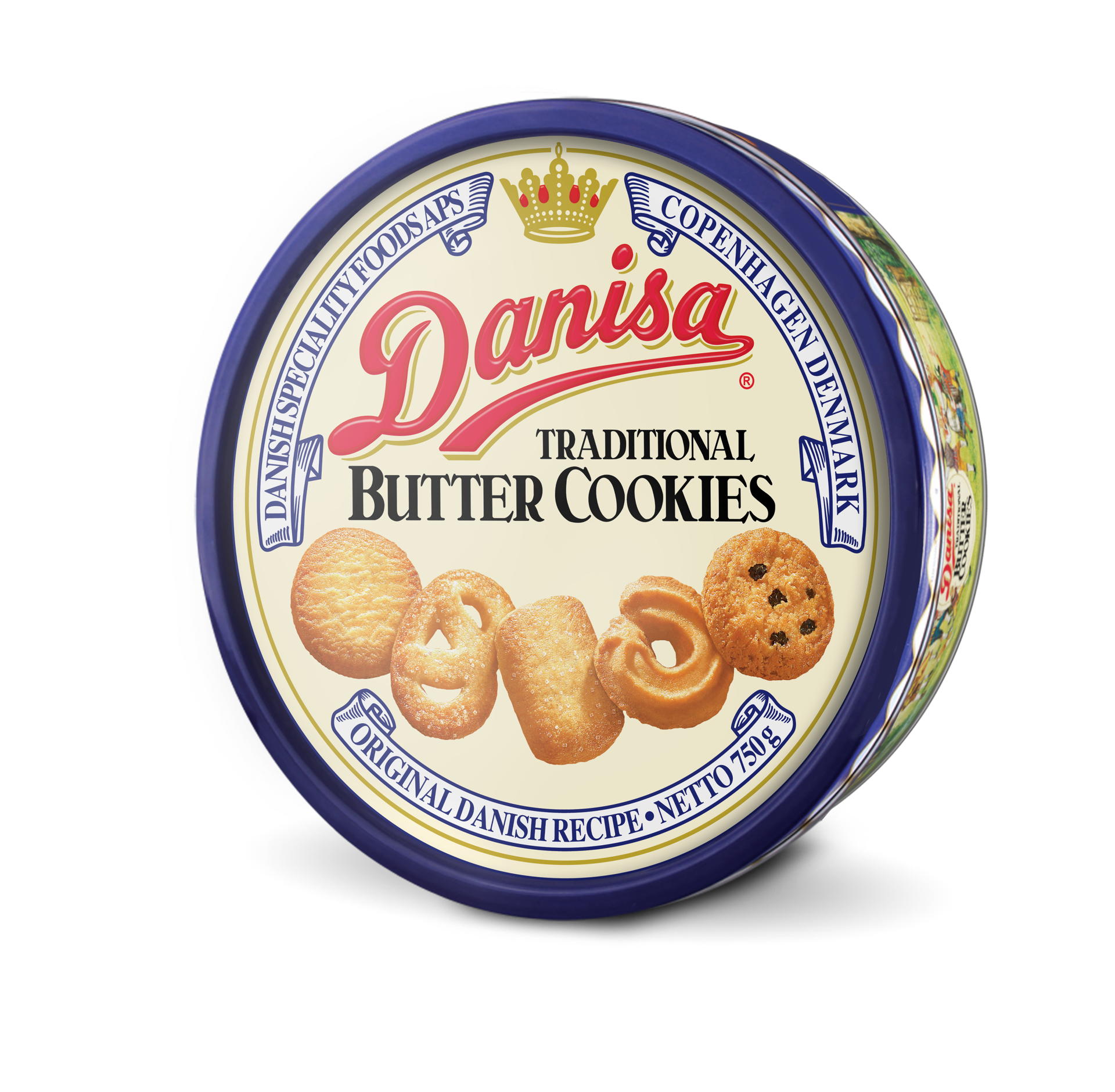 DANISA BUTTER COOKIES TIN 750G