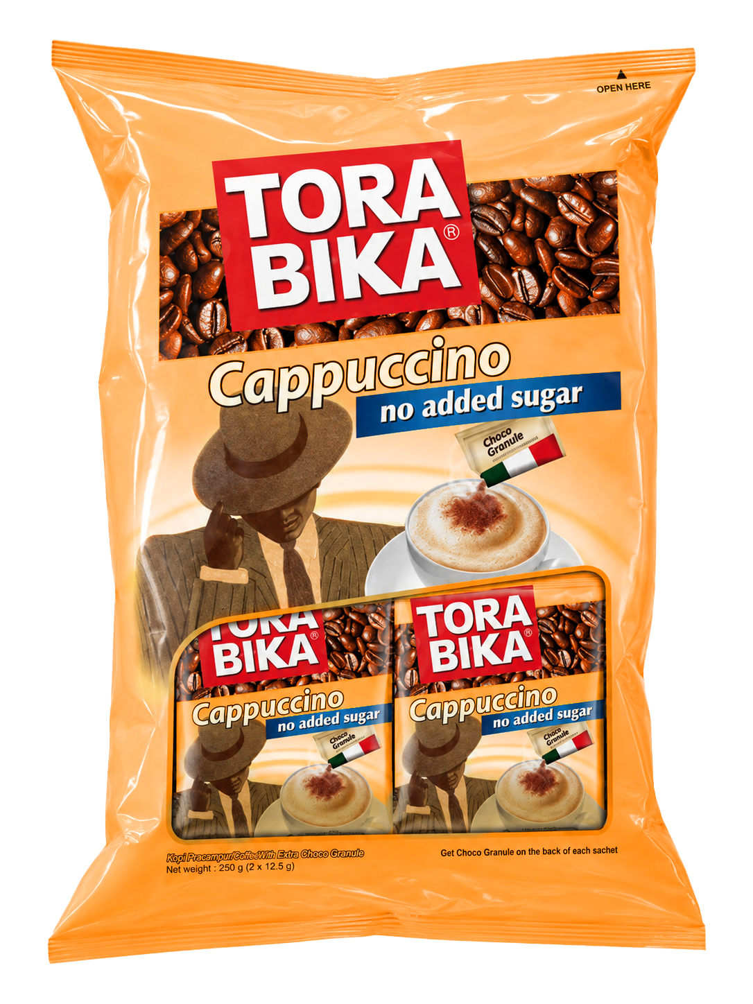 کاپوچینوی رژیمی ترابیکا بدون شکر بسته 20 تایی - CAPPUCCINO NO SUGAR