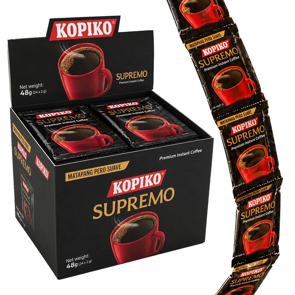 قهوه فوری سوپریمو پرمیوم کوپیکو KOPIKO SUPREMO (جعبه 24 ساشه ای)