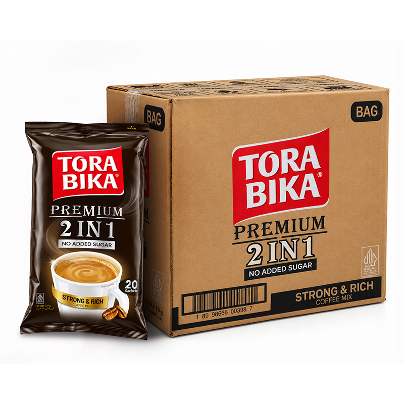 کافی میکس 2 در یک پریمیوم ترابیکا12 بسته 20 تایی (کارتن مادر) - TORABIKA PREMIUM 2 IN 1