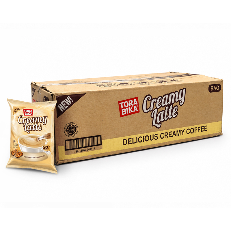 کافی میکس ترابیکا کرمی لاته 12بسته 20 عددی(کارتن مادر) - TORABIKA CREAMY LATTE