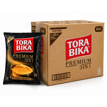 قهوه فوری ترابیکا 3 در یک 12بسته 20 عددی (کارتن مادر) - TORABIKA REMIUM 3 IN 1